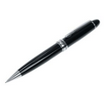 Executive Black Full-Sized Mechanical Pencil w/Silver Accents